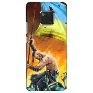 Чехол с картинкой (Патриотический КОЗАК) на Huawei Mate 20, HMA-L09, HMA-L29 (Сильный Козак)