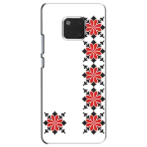 Силиконовый Чехол на Huawei Mate 20, HMA-L09, HMA-L29 с картинкой Вышиванки (Силуэт вышиванки)