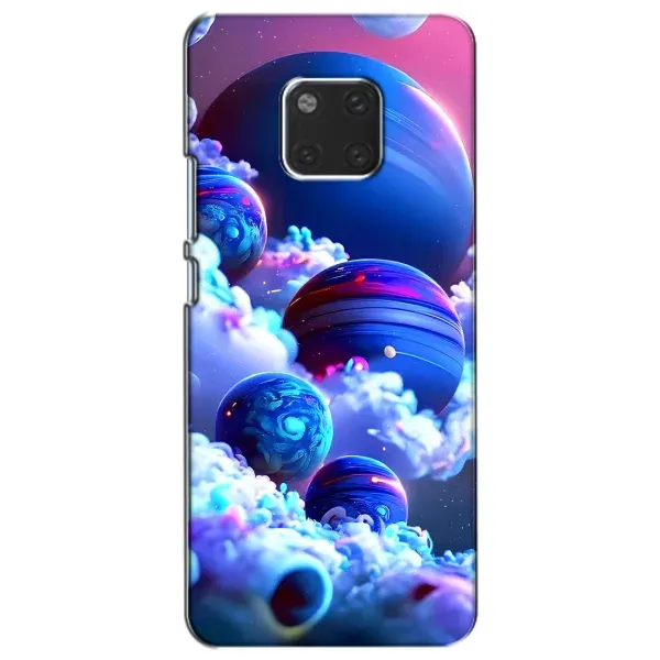 Чехол с рисунком «Синие планеты» для Huawei Mate 20 (HMA-L09, HMA-L29)