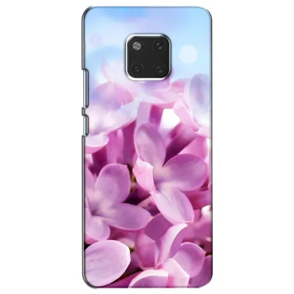 Чехол с рисунком «Сиреневые цветы» для Huawei Mate 20 (HMA-L09, HMA-L29)