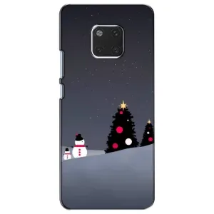 Чехлы на Новый Год Huawei Mate 20, HMA-L09, HMA-L29 (Снеговички)
