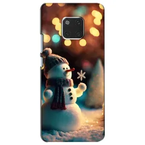 Чехлы на Новый Год Huawei Mate 20, HMA-L09, HMA-L29 (Снеговик праздничный)