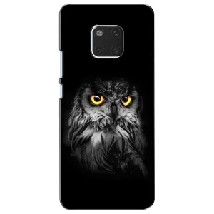 Чохли з принтом СОВИ для Huawei Mate 20, HMA-L09, HMA-L29 (Сова на чорному)