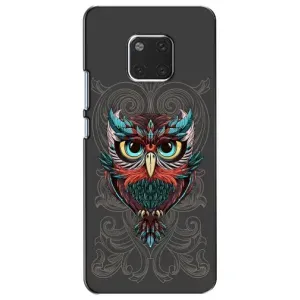 Чохли з принтом СОВИ для Huawei Mate 20, HMA-L09, HMA-L29 (Сова на сірому)