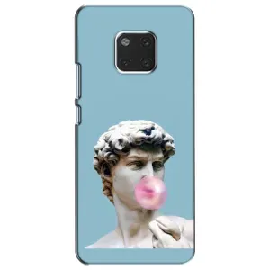 Бампер с принтом Мемы для Huawei Mate 20, HMA-L09, HMA-L29 (Статуя Давида)