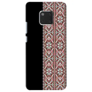 Силиконовый Чехол на Huawei Mate 20, HMA-L09, HMA-L29 с картинкой Вышиванки (Стильная вишиванка)