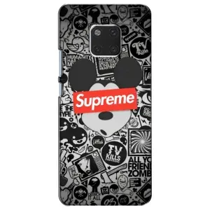Чехол с Брендами одежды на Хуавей Мейт 20 (Supreme Маус)