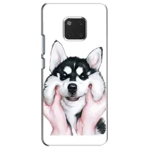 Бампер для Huawei Mate 20, HMA-L09, HMA-L29 з картинкою "Песики" (Собака Хаскі)