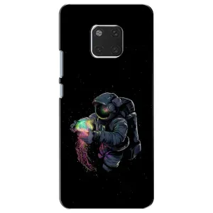 Силиконовый Чехол с принтом "Космонавты" на Huawei Mate 20, HMA-L09, HMA-L29 (В руках земля)