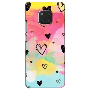 Чохли з тематикою "Маленькі Сердчеки" на Huawei Mate 20, HMA-L09, HMA-L29 (Яскраві серця)