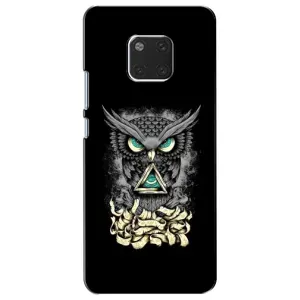 Чохли з принтом СОВИ для Huawei Mate 20, HMA-L09, HMA-L29 (Зелені очі)