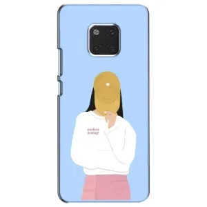 Силіконовый Чохол на Huawei Mate 20, HMA-L09, HMA-L29 з картинкой Модных девушек (Жовта кепка)