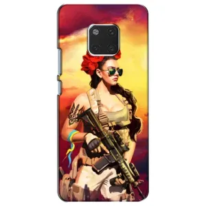 ЗСУ Чехлы (TPU) для Huawei Mate 20, HMA-L09, HMA-L29 (Женщина солдат)