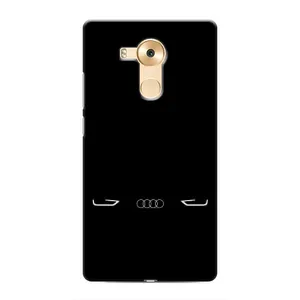 Силиконовый бампер с картинкой машины на Huawei Mate 8, NXT (Силует Audi)