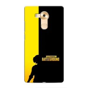 Чохол (TPU) з картинкою "Лого Пабг" на Хуавей Мейт 8 (Battlegrounds)