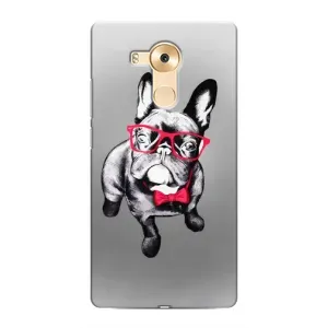 Чохол (ТПУ) Милі песики для Huawei Mate 8, NXT (Бульдог в окулярах)