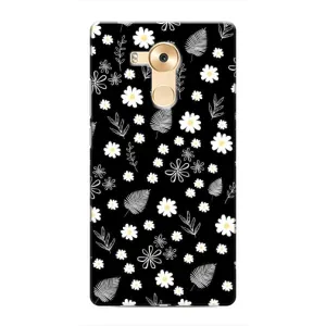 Чехлы с тематикой "ЦВЕТЫ" на Huawei Mate 8, NXT (цветение на чорном)