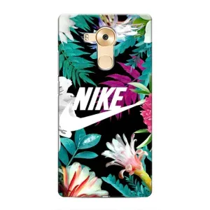 Силиконовый Чехол на Huawei Mate 8, NXT с картинкой Nike (Цветочный Nike)