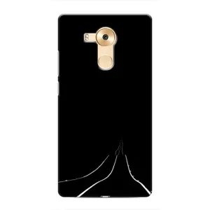 Чехол с картинками на черном фоне для Huawei Mate 8, NXT (Дорога)
