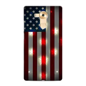 Чехол Флаг USA для Huawei Mate 8, NXT (Флаг США 2)