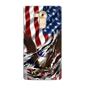 Чехол Флаг USA для Huawei Mate 8, NXT (Флаг USA)