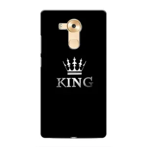 Чехол (Корона на чёрном фоне) для Хуавей Мейт 8 (KING)