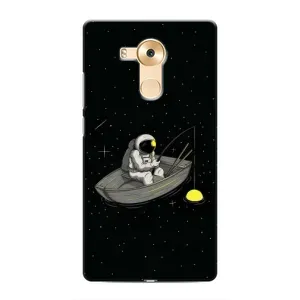 Силіконовый Чохол з принтом "Космонавти" на Huawei Mate 8, NXT (Космонавт на рибалці)