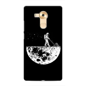 Силіконовый Чохол з принтом "Космонавти" на Huawei Mate 8, NXT (Космонавт)