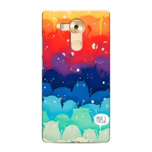 Силіконовий чохол з котиком для Huawei Mate 8, NXT (Mew)