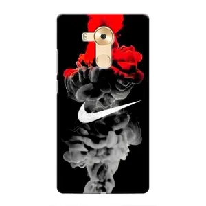 Силиконовый Чехол на Huawei Mate 8, NXT с картинкой Nike (Nike дым)