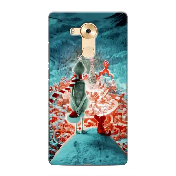 Чехол с рисунком «Новогодний Гринч» для Huawei Mate 8 (NXT)