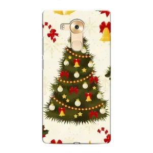 Чехол Новогодняя Елка на Huawei Mate 8, NXT (Новогодний принт)