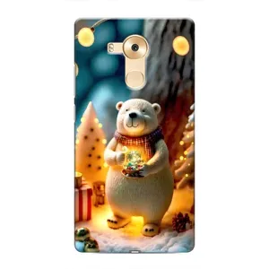 Чехлы на Новый Год Huawei Mate 8, NXT (Новогодний ведмеженок)