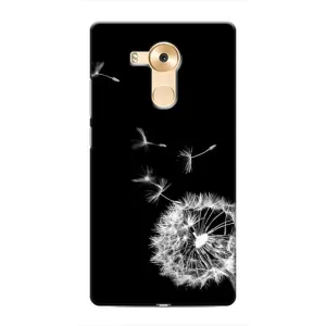 Силіконовий Чохол з кульбабками на Huawei Mate 8, NXT (Кульбабка на чорному)