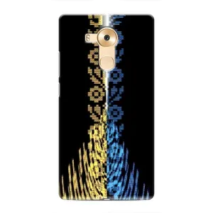 Силиконовый Чехол на Huawei Mate 8, NXT (Патриотическая вышиванка)