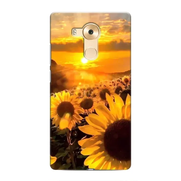 Чехол с рисунком «поле подсолнухов» для Huawei Mate 8 (NXT)