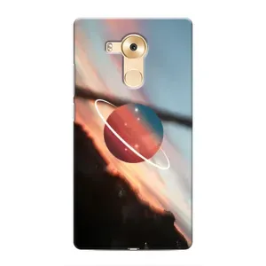 Чохол (ТПУ) з планетами на Huawei Mate 8, NXT (Сатурн)