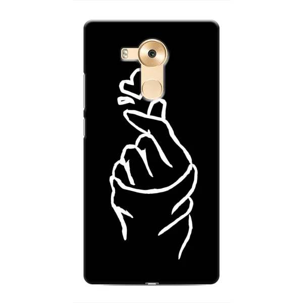 Чехол с рисунком «Сердце на черном» для Huawei Mate 8 (NXT) Чехол с рисунком «Сердце на черном» для Huawei Mate 8 (NXT)