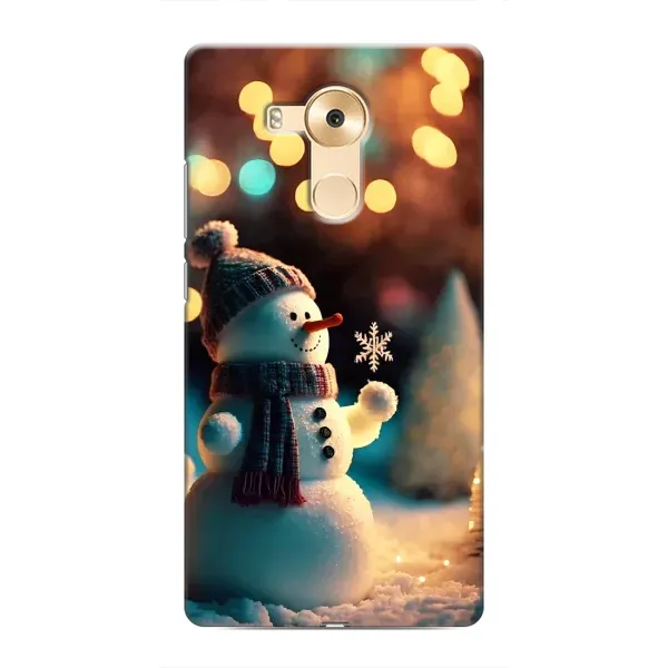 Чехол с рисунком «Снеговик праздничный» для Huawei Mate 8 (NXT) Чехол с рисунком «Снеговик праздничный» для Huawei Mate 8 (NXT)
