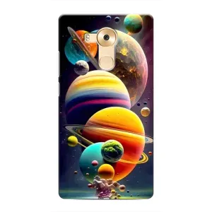 Чохол (ТПУ) з планетами на Huawei Mate 8, NXT (Сонячна система)