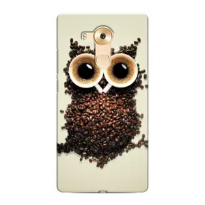 Чохли з принтом СОВИ для Huawei Mate 8, NXT (Сова з зерен кави)