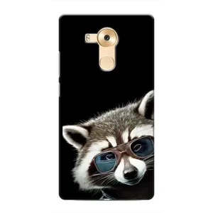Силіконовий Чохол з Энотами на Huawei Mate 8, NXT (Стильний Єнот)