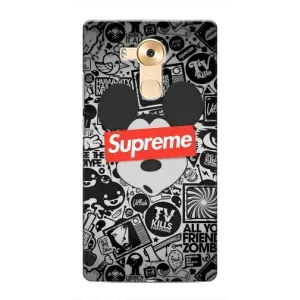 Чехол с Брендами одежды на Хуавей Мейт 8 (Supreme Маус)