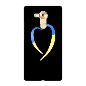 Силиконовый Чехол на Huawei Mate 8, NXT (Я-Украина) (Украинское сердце)