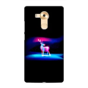 Силіконовий бампер з картинкою звірів для Huawei Mate 8, NXT (Яскравий олень)