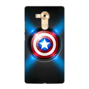 Чохол с Щітом Капітана Америки на Huawei Mate 8, NXT (Яскраий Щит Капітана)