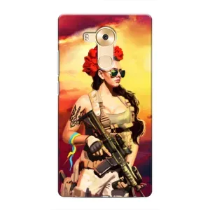 ЗСУ Чохли (TPU) для Huawei Mate 8, NXT (Жінка солдат)