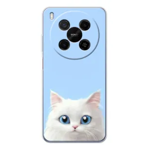 Чехол на тематику: Коты для Huawei Mate 80 Pro Max (Белый кот)