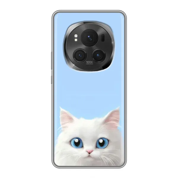Чехол с рисунком «Белый кот» для Huawei Mate 80 RS Ultimate Чехол с рисунком «Белый кот» для Huawei Mate 80 RS Ultimate