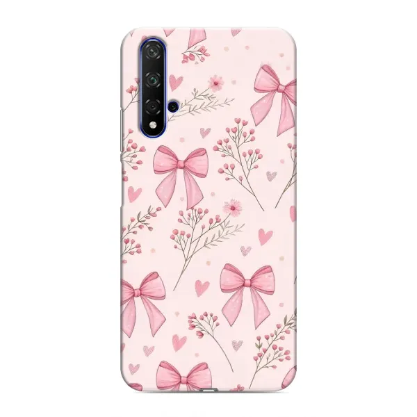 Чехол с рисунком «Банты с цветами» для Huawei Nova 5T Чехол с рисунком «Банты с цветами» для Huawei Nova 5T